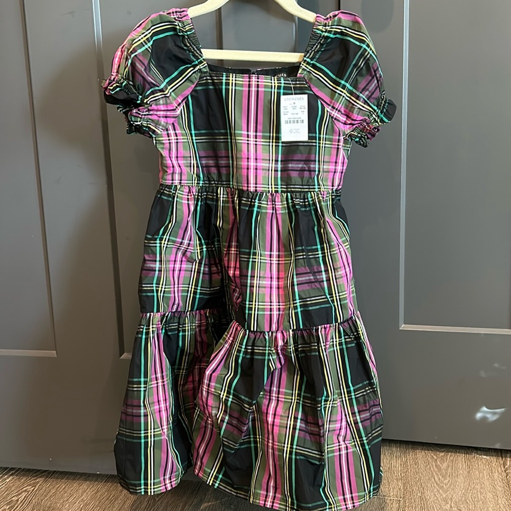 J.crew crewcuts plaid dress size 7